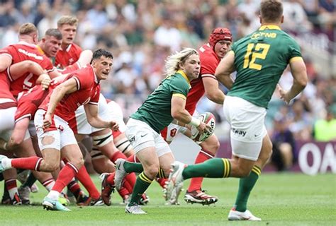 springboks noteboook|Springboks get the better of plucky Wales to start Test season.
